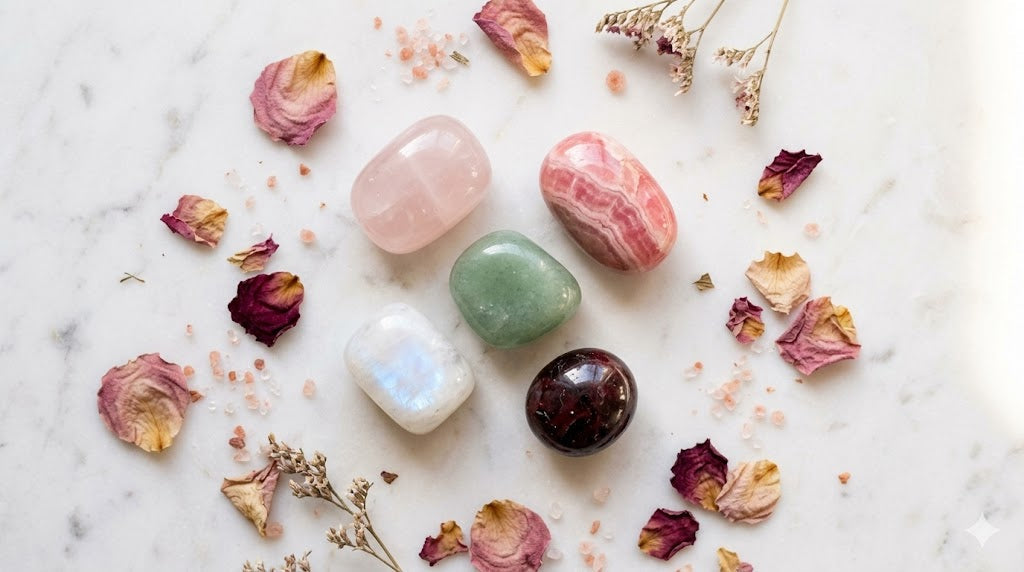 Las 5 Piedras del Amor: Cristales para Atraer y Cuidar tus Relaciones