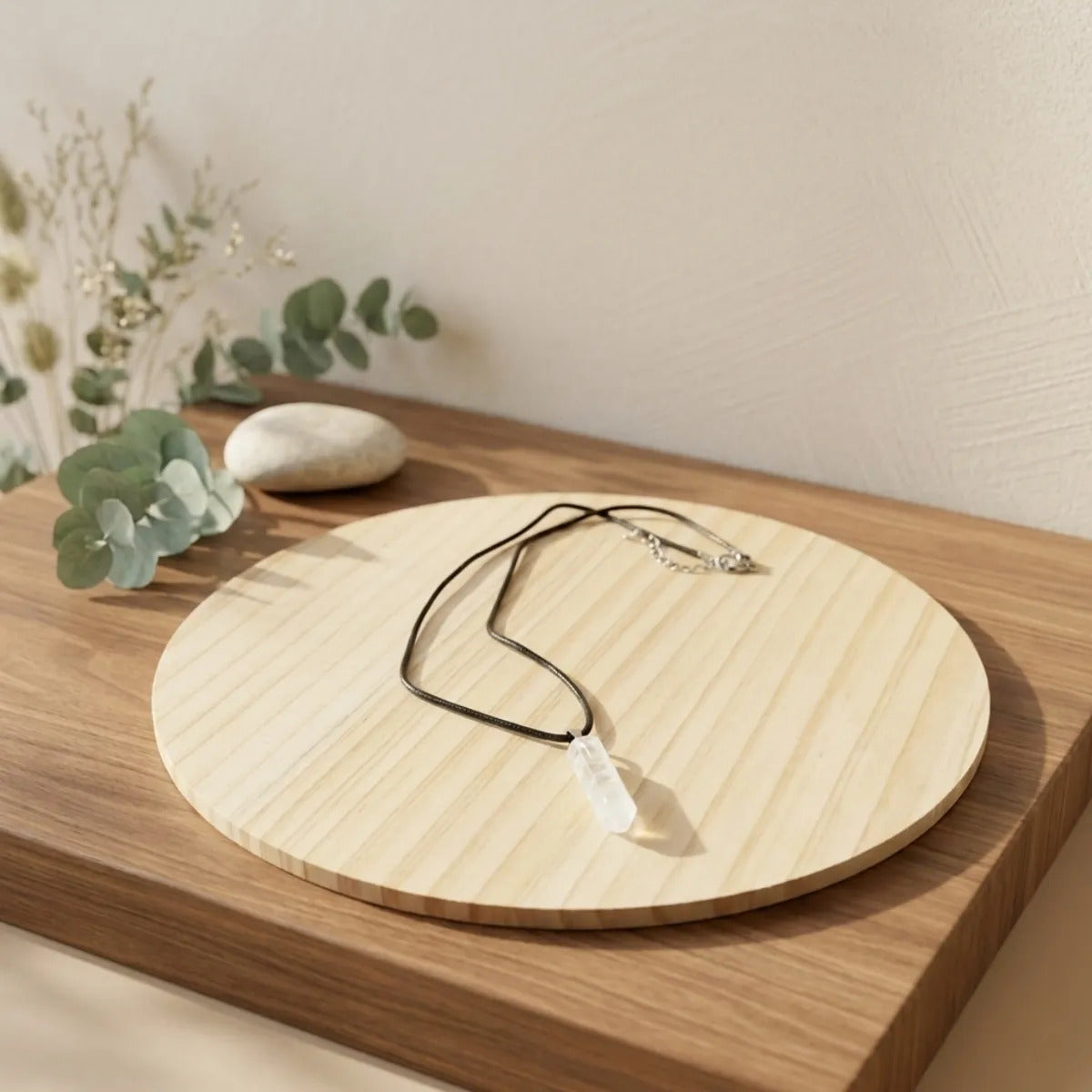Collar Punta de Cuarzo Blanco – Claridad