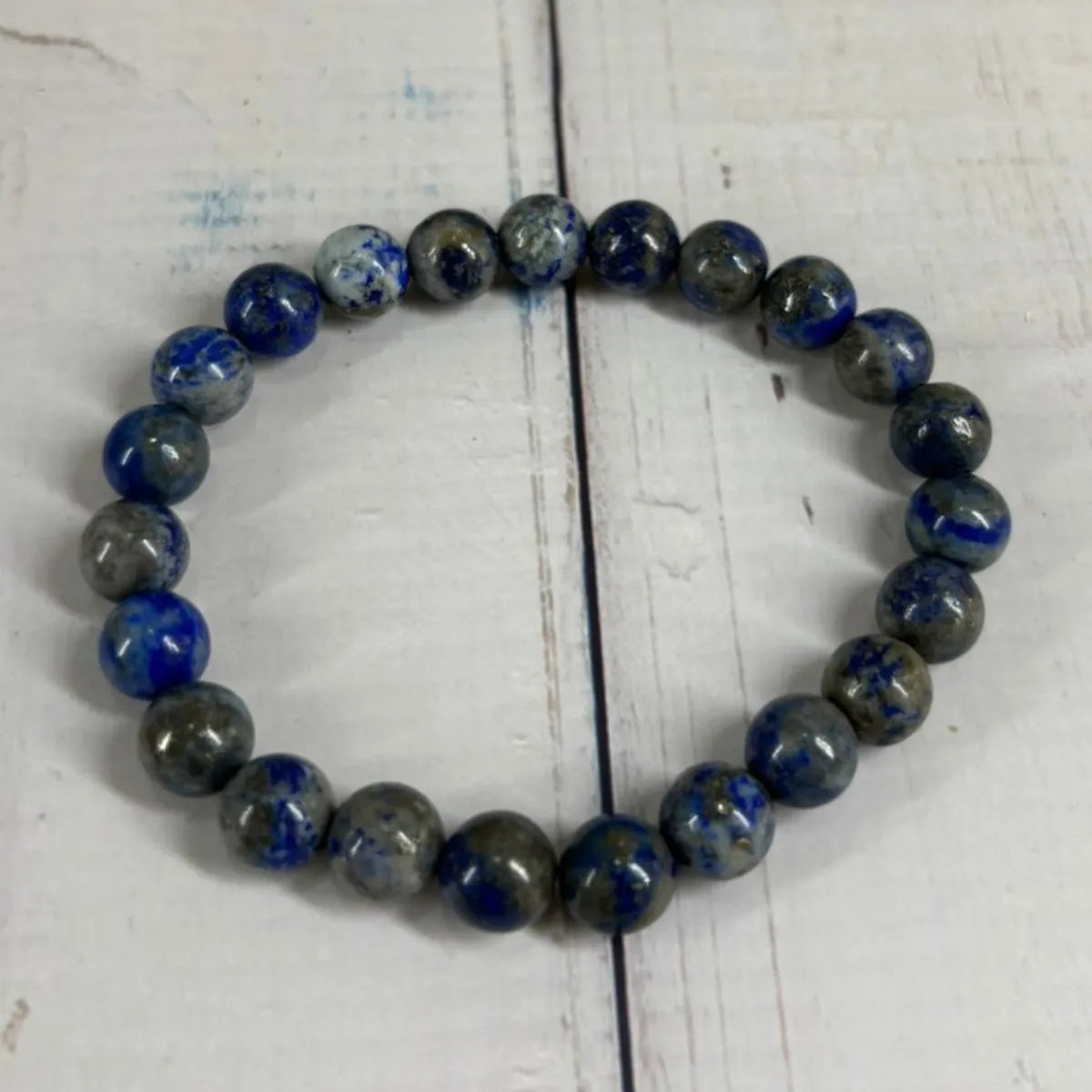 Pulsera de Lapislázuli Natural para Sabiduría y Comunicación