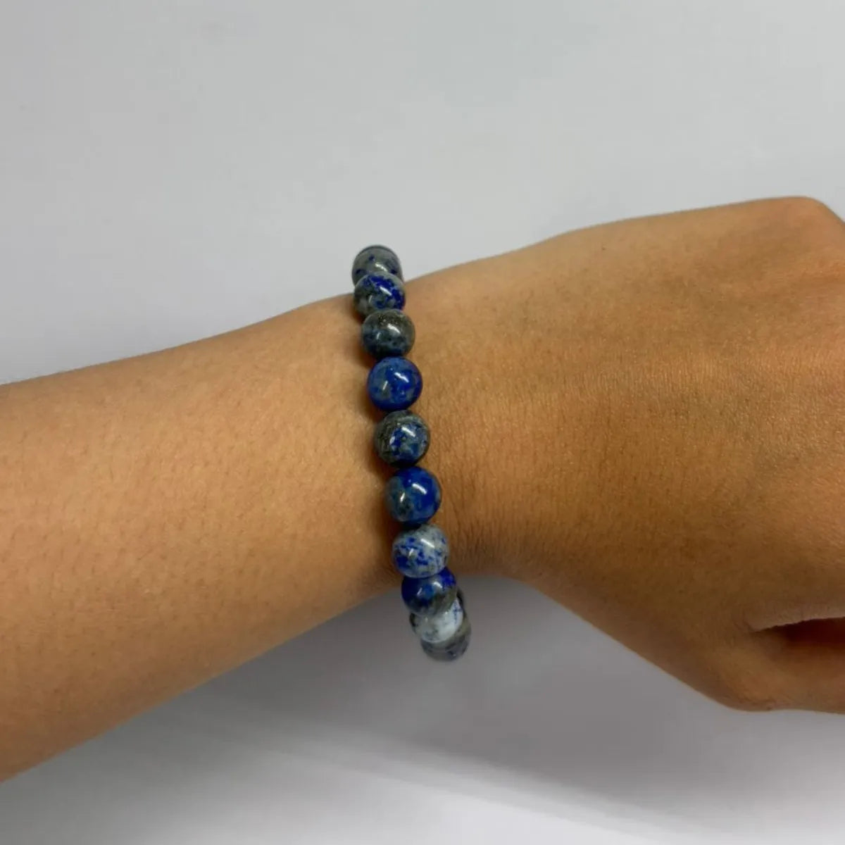 Pulsera de Lapislázuli Natural para Sabiduría y Comunicación