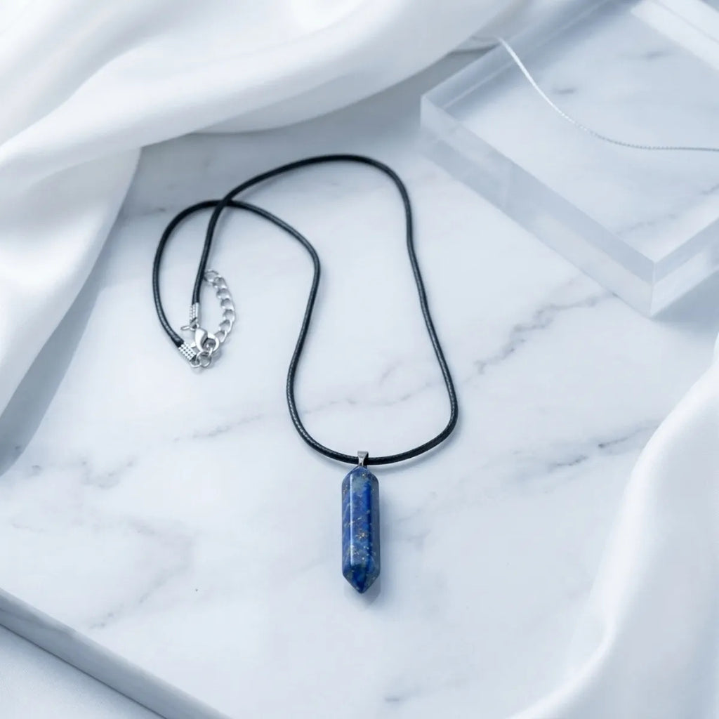 Collar Punta de Lapislázuli – Sabiduría y Verdad