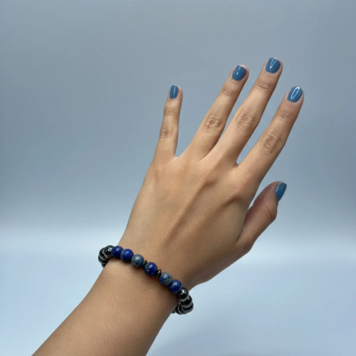 Pulsera de Lapislázuli y Hematita