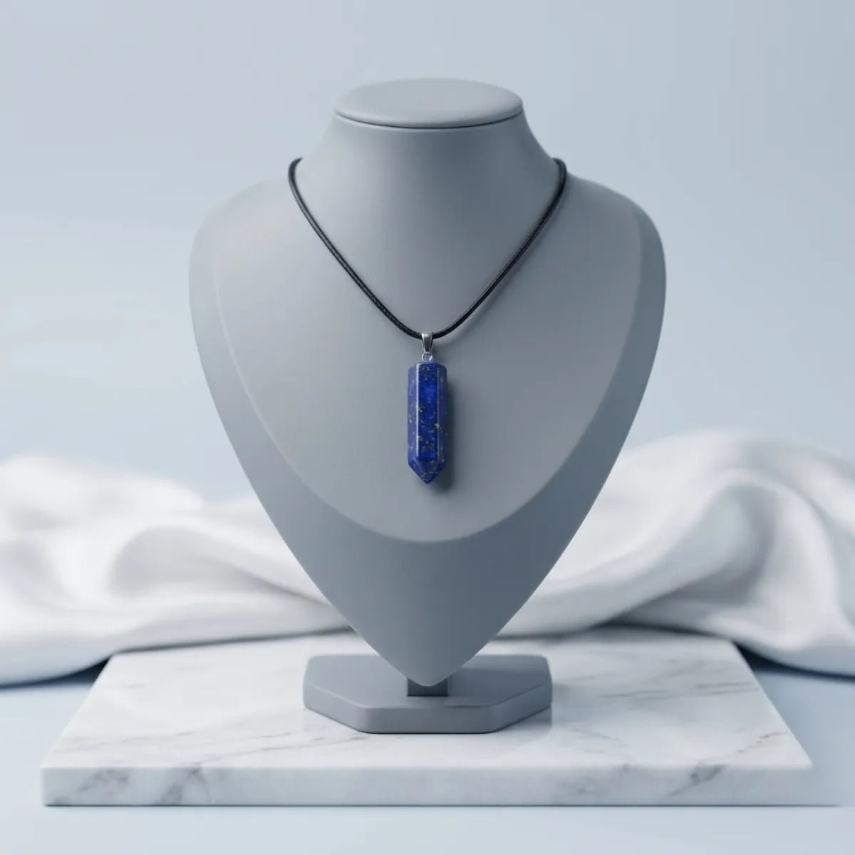 Collar Punta de Lapislázuli – Sabiduría y Verdad