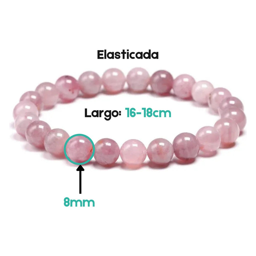 Pulsera de Cuarzo Rosa – Amor y Sanación