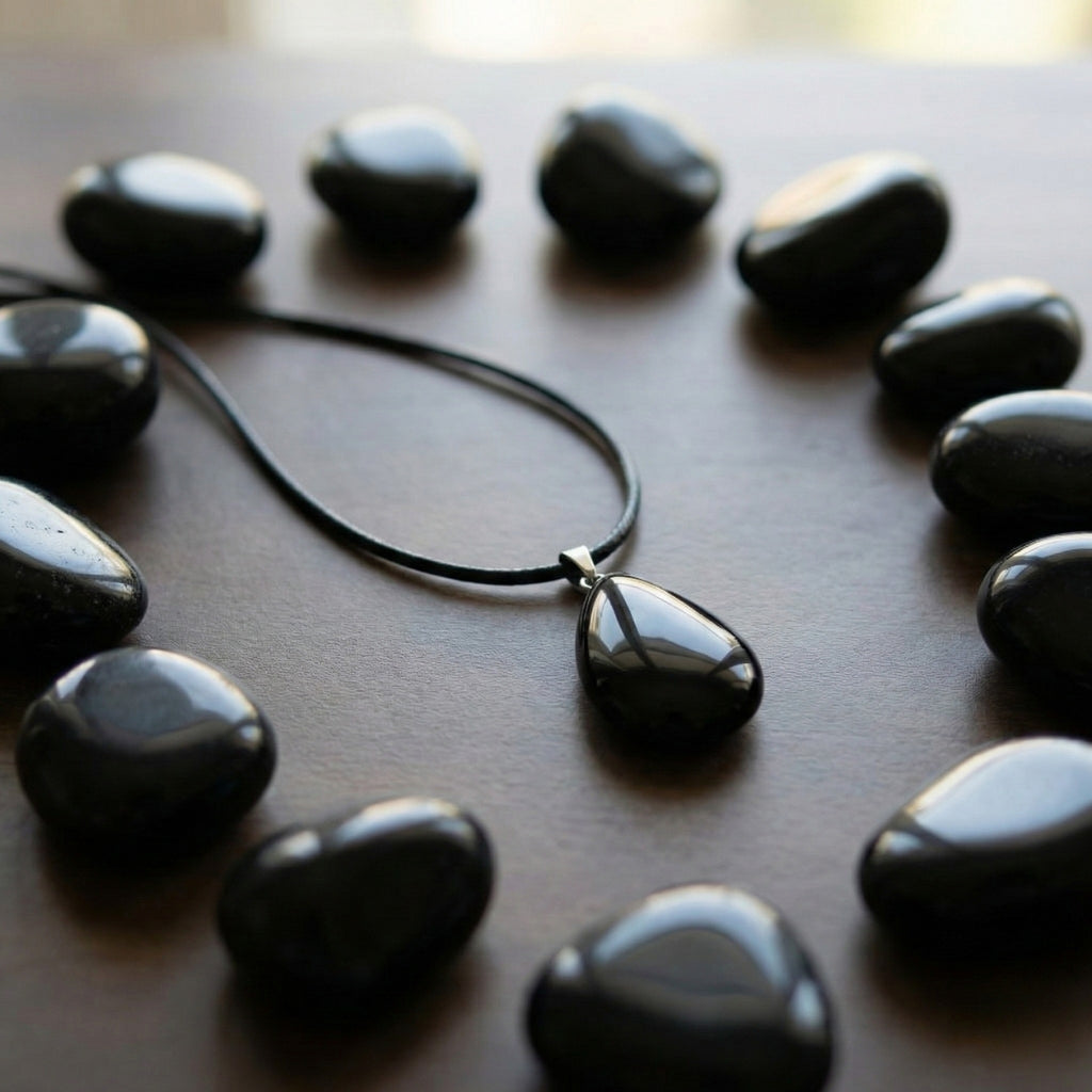 Collar de Ónix Gota – Protección y Fuerza