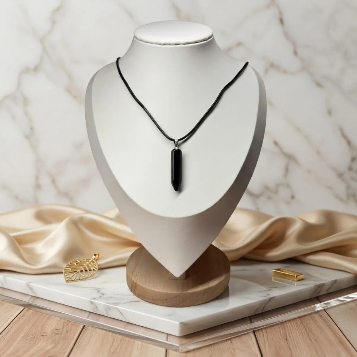 Collar Punta de Ónix – Protección y Fuerza