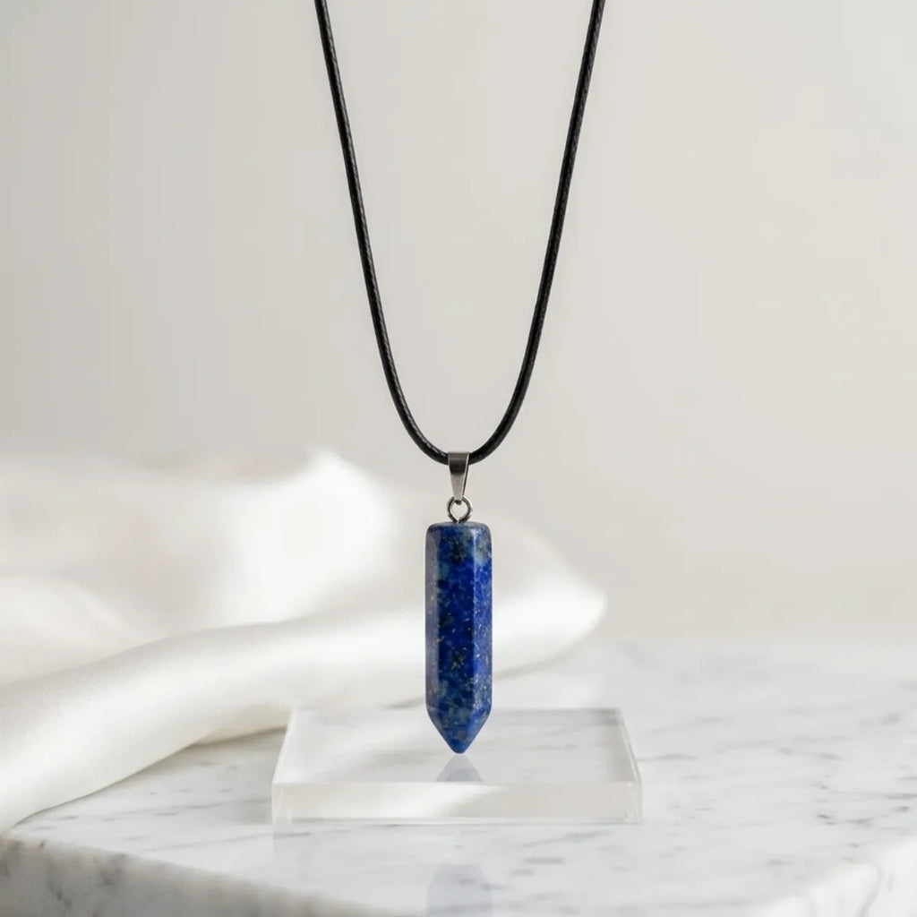 Collar Punta de Lapislázuli – Sabiduría y Verdad
