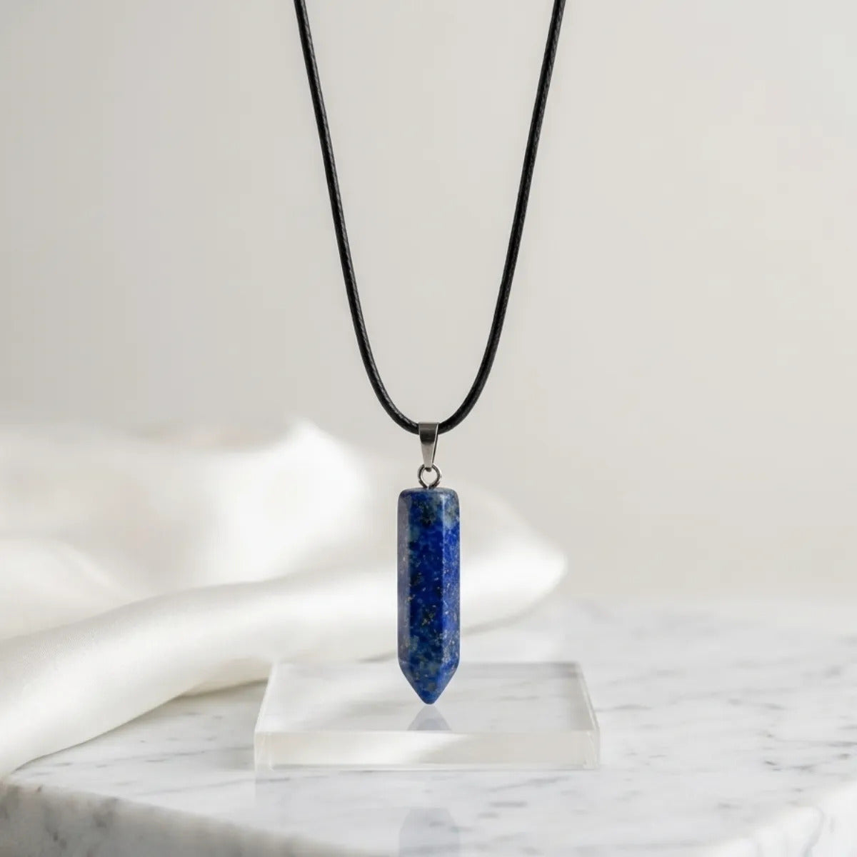 Collar Punta de Lapislázuli – Sabiduría y Verdad