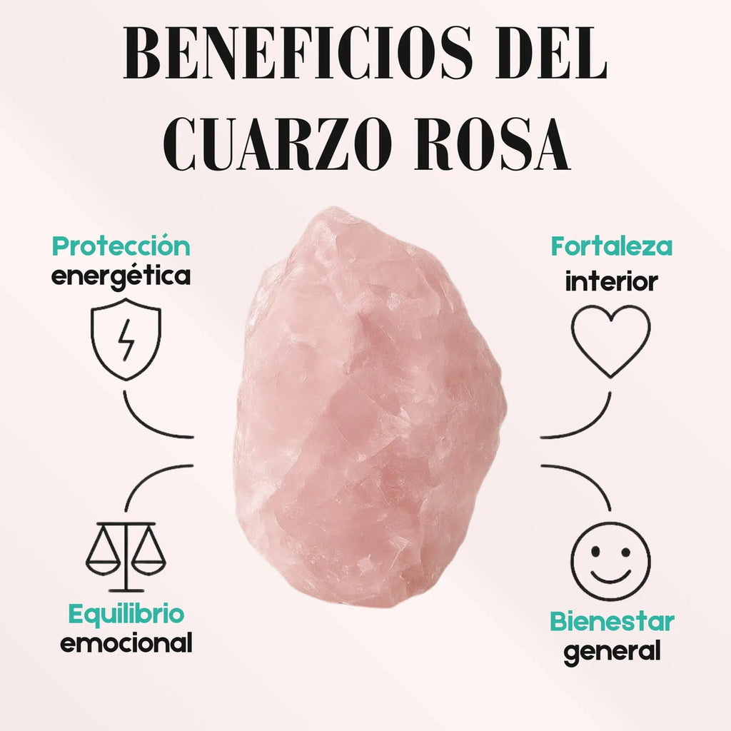 Collar de Cuarzo Rosa – Amor y Sanación