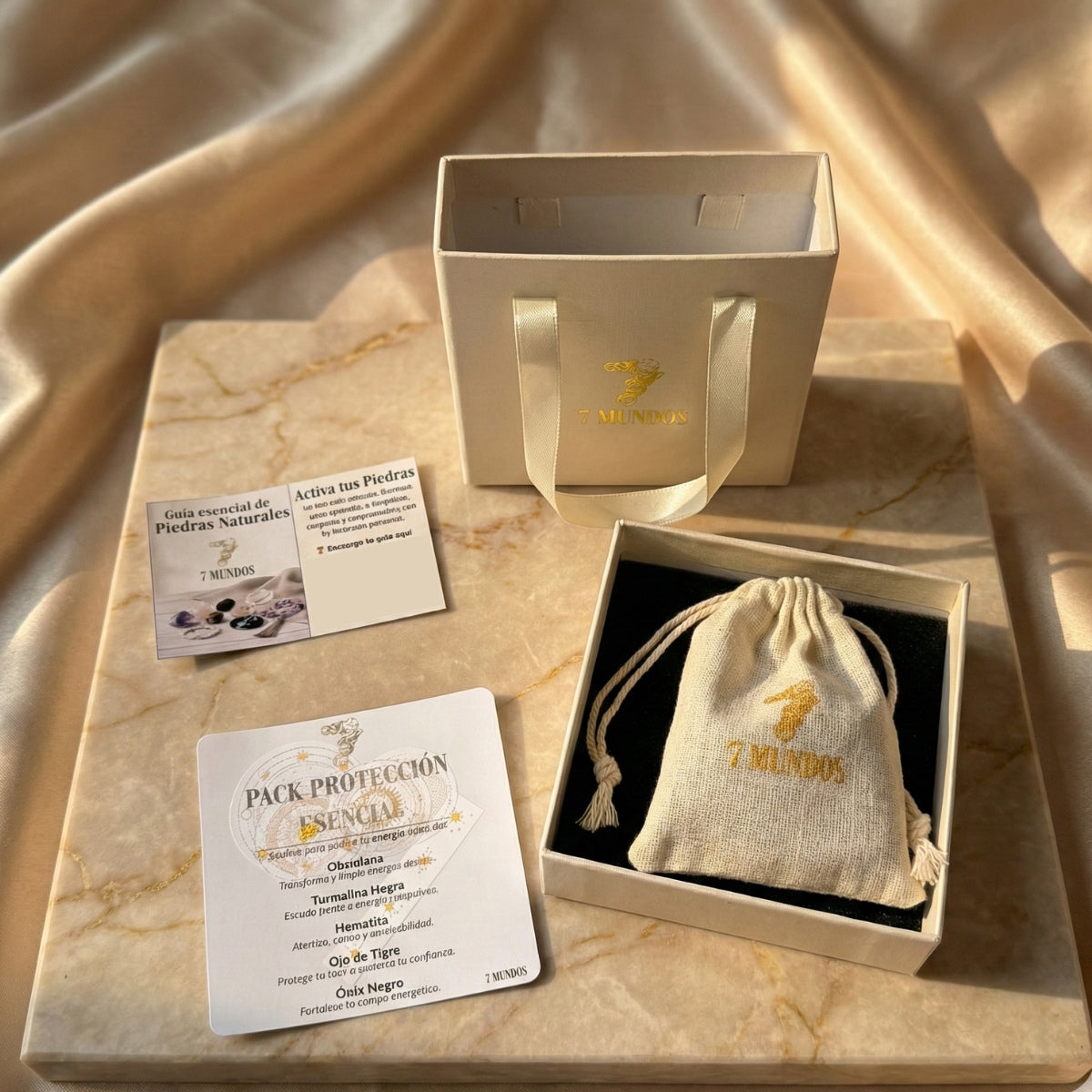 Set Piedras Naturales Abundancia Esencial Para Prosperidad