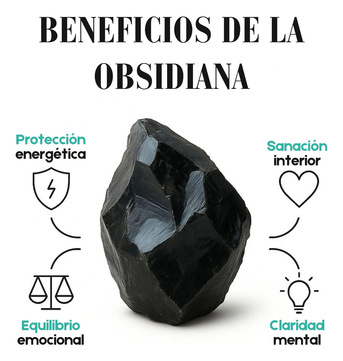 Pulsera de Ojo de Tigre, Obsidiana y Hematita