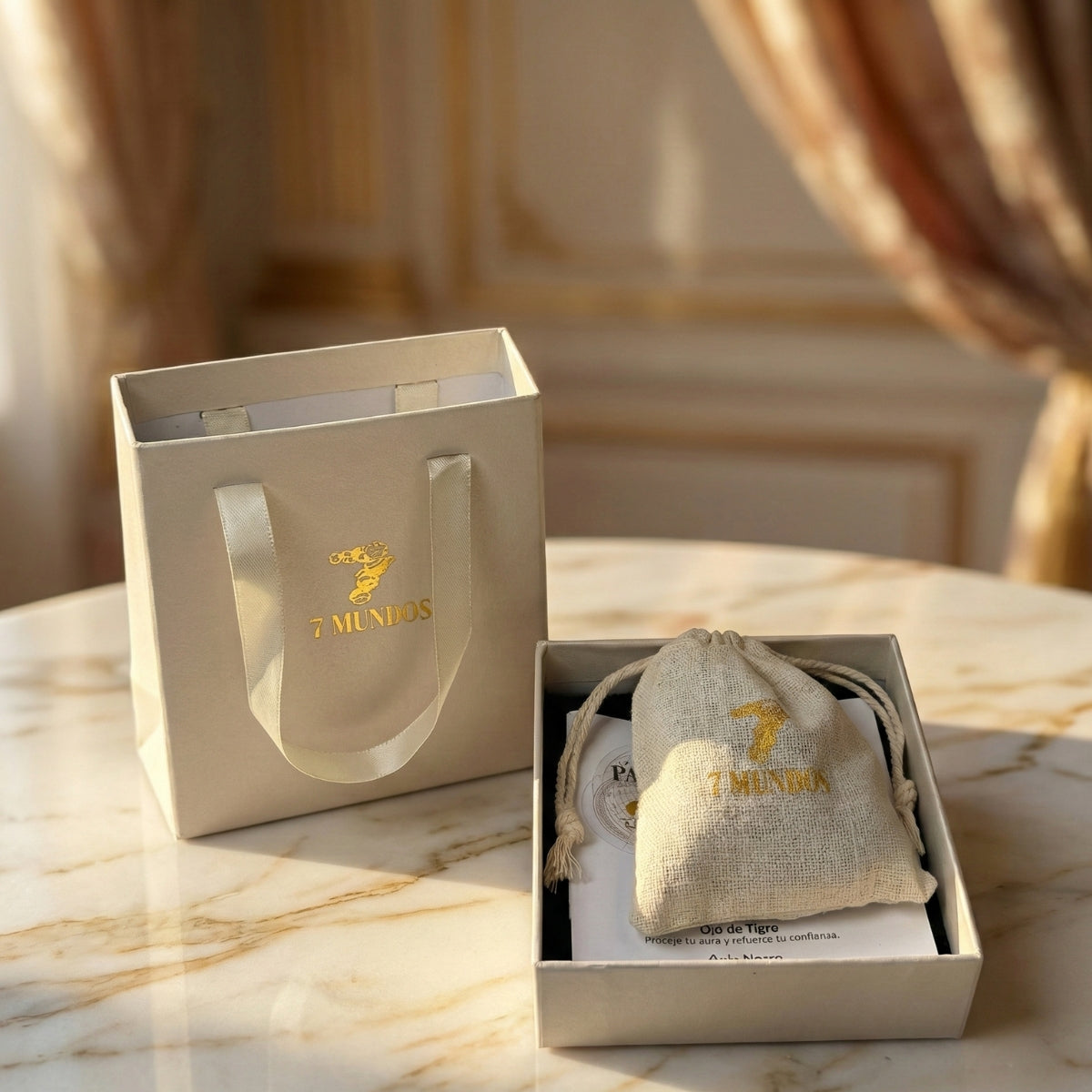 Set 5 Piedras protectoras Naturales Protección Esencial 7 Mundos