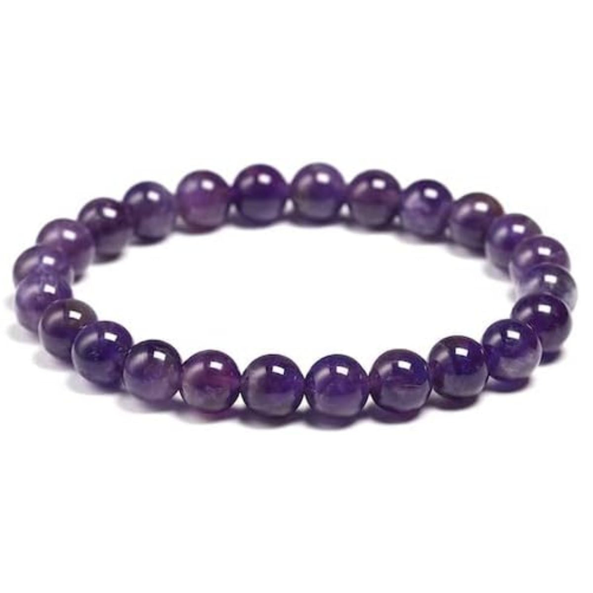 Pulsera Amatista Piedra Natural Primera Selección Premium