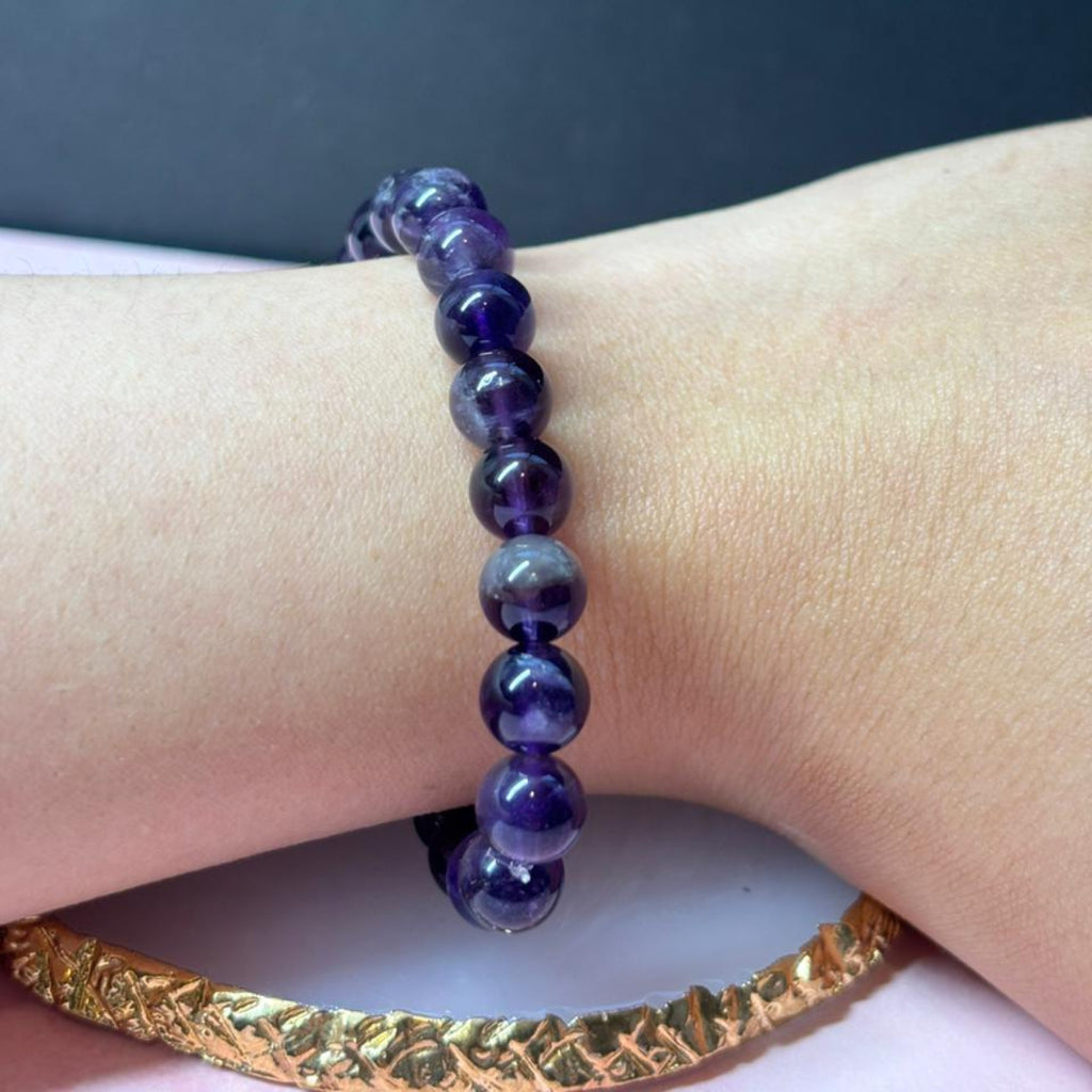 Pulsera Amatista Piedra Natural Primera Selección Premium