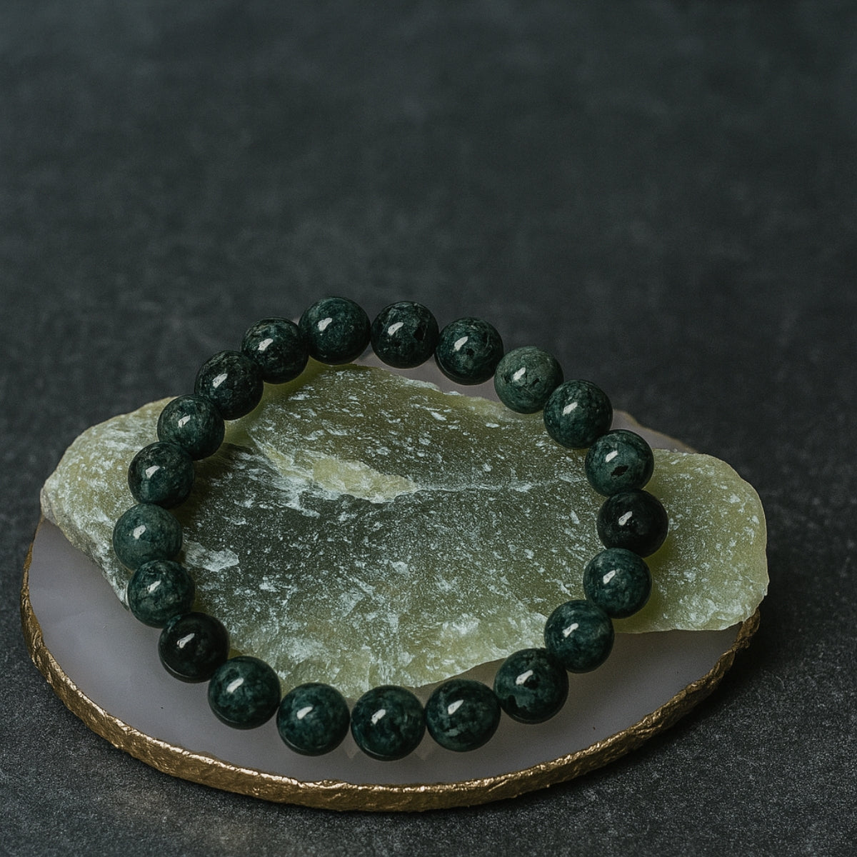 Pulsera Jaspe Kambaba Natural Calma Y Enraizamiento