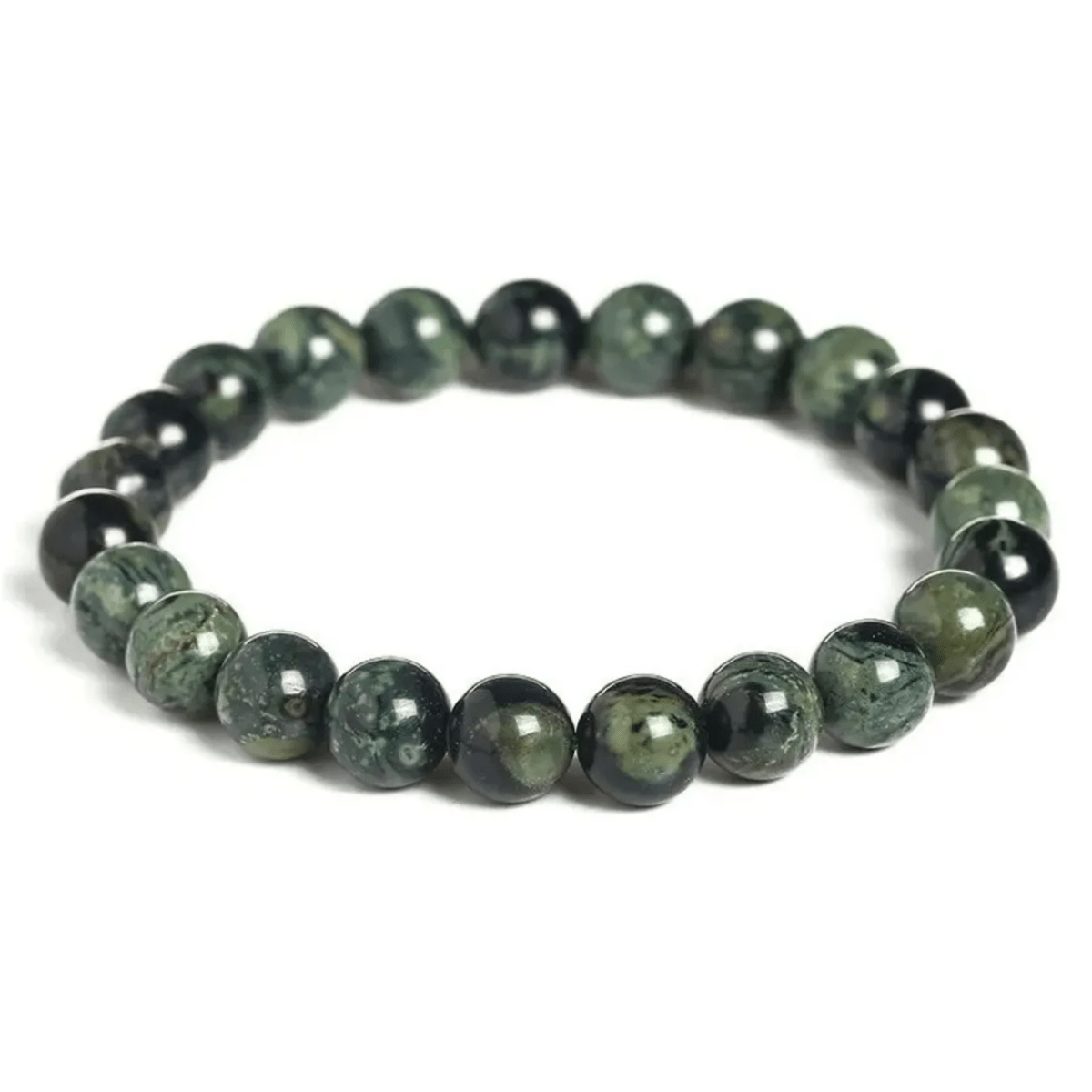 Pulsera Jaspe Kambaba Natural Calma Y Enraizamiento