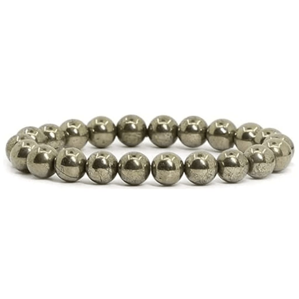 Pulsera Pirita brillante Piedra Natural Semipreciosa Energética