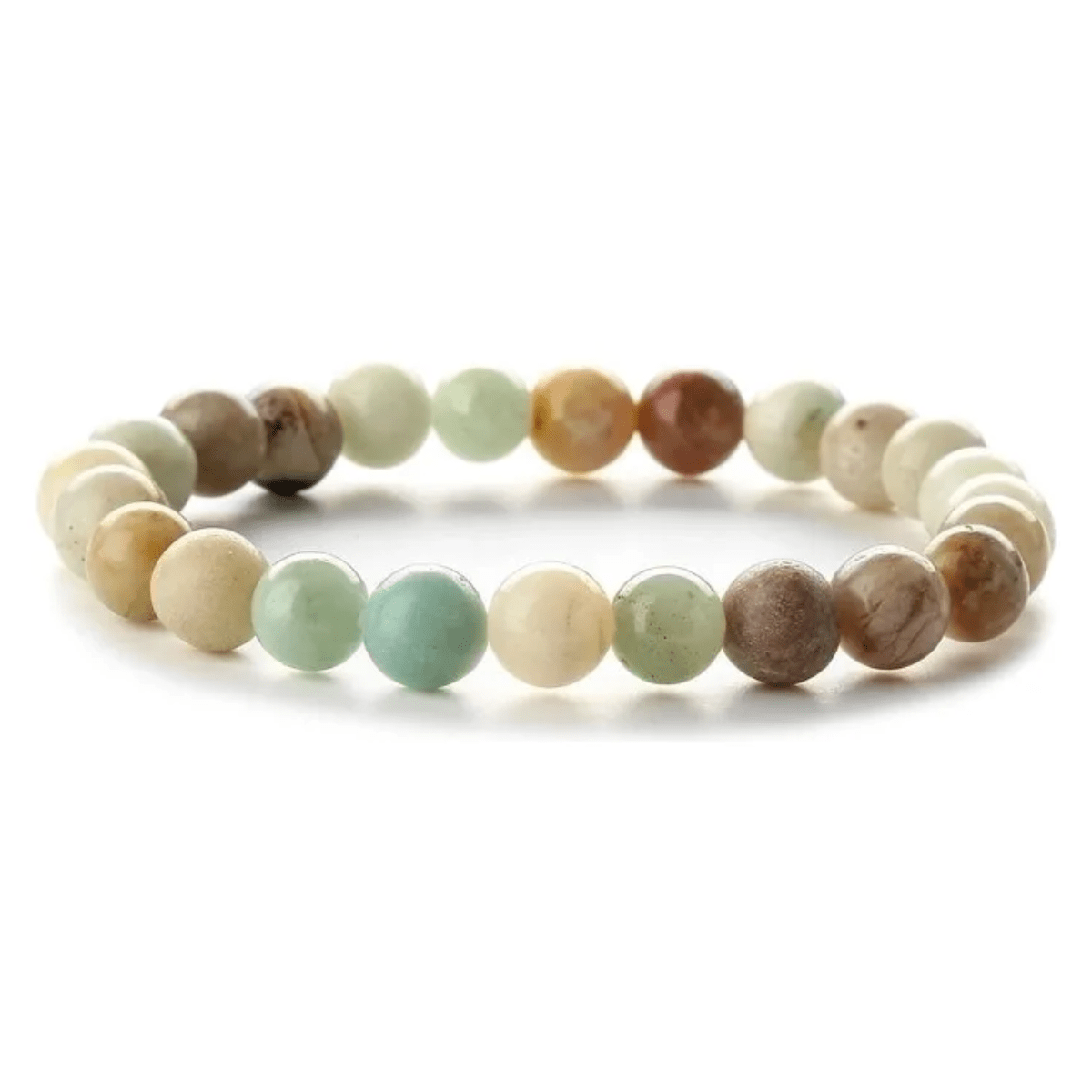 Pulsera de Amazonita Natural para Calma y Serenidad