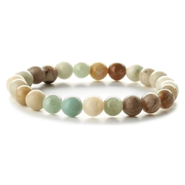 Pulsera de Amazonita Natural para Calma y Serenidad