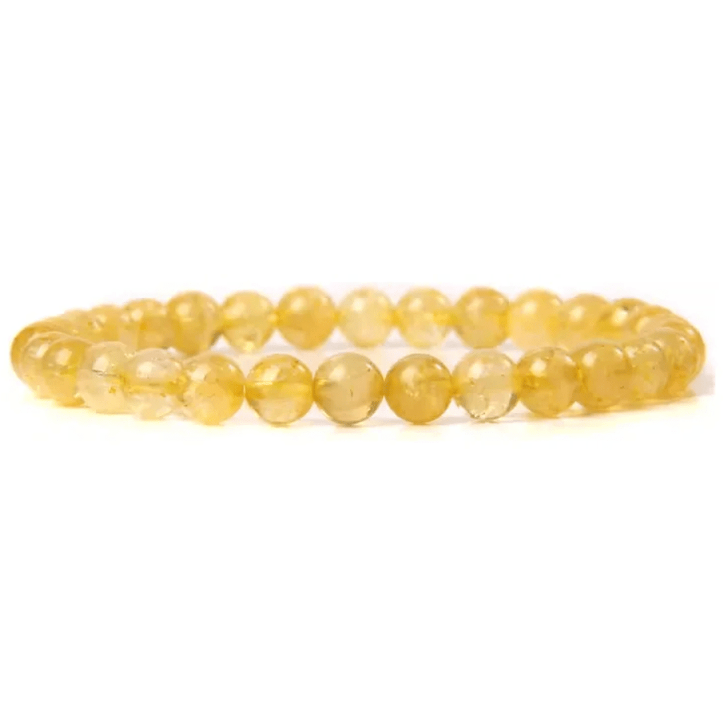 Pulsera de Cuarzo Citrino Natural para Abundancia y Prosperidad