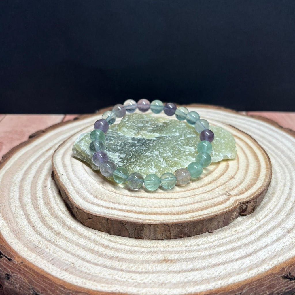 Pulsera de Fluorita Natural para Claridad Mental y Equilibrio