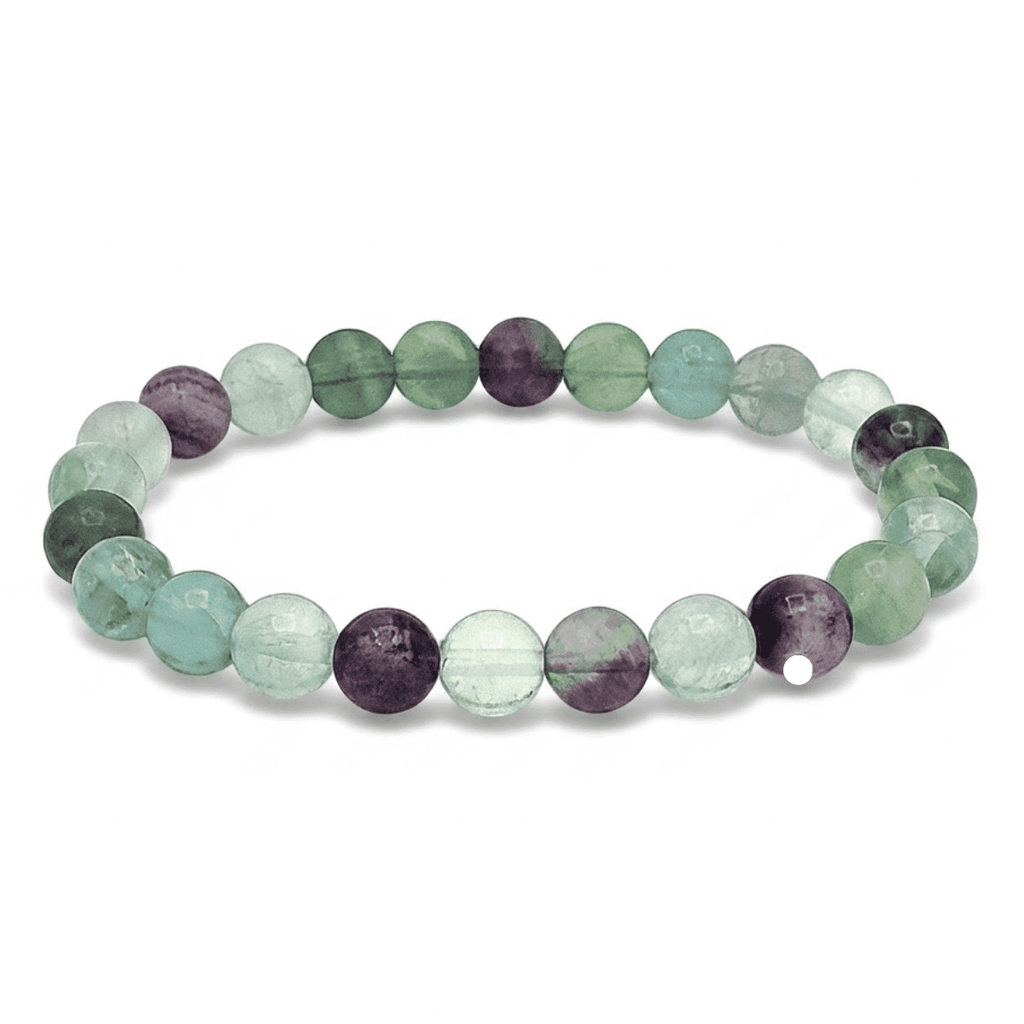 Pulsera de Fluorita Natural para Claridad Mental y Equilibrio