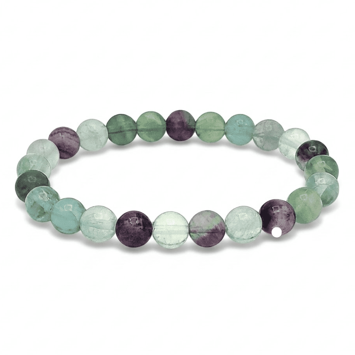 Pulsera de Fluorita Natural para Claridad Mental y Equilibrio