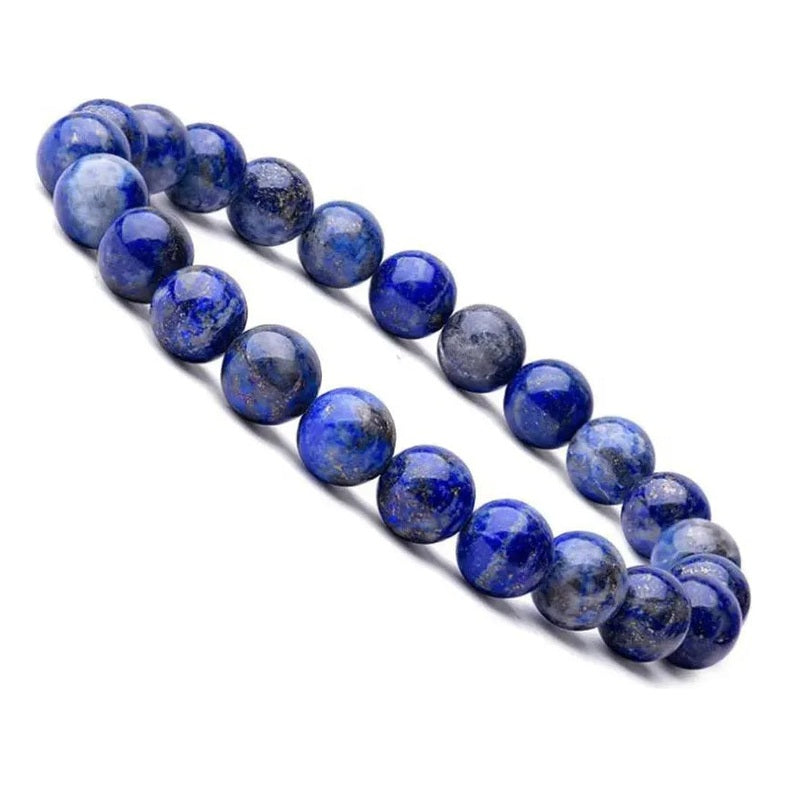 Pulsera de Lapislázuli Natural para Sabiduría y Comunicación
