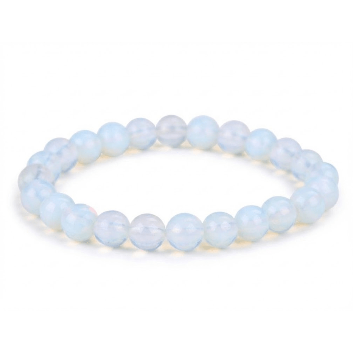 Pulsera de Opalita Blanca para Serenidad y Paz Interior