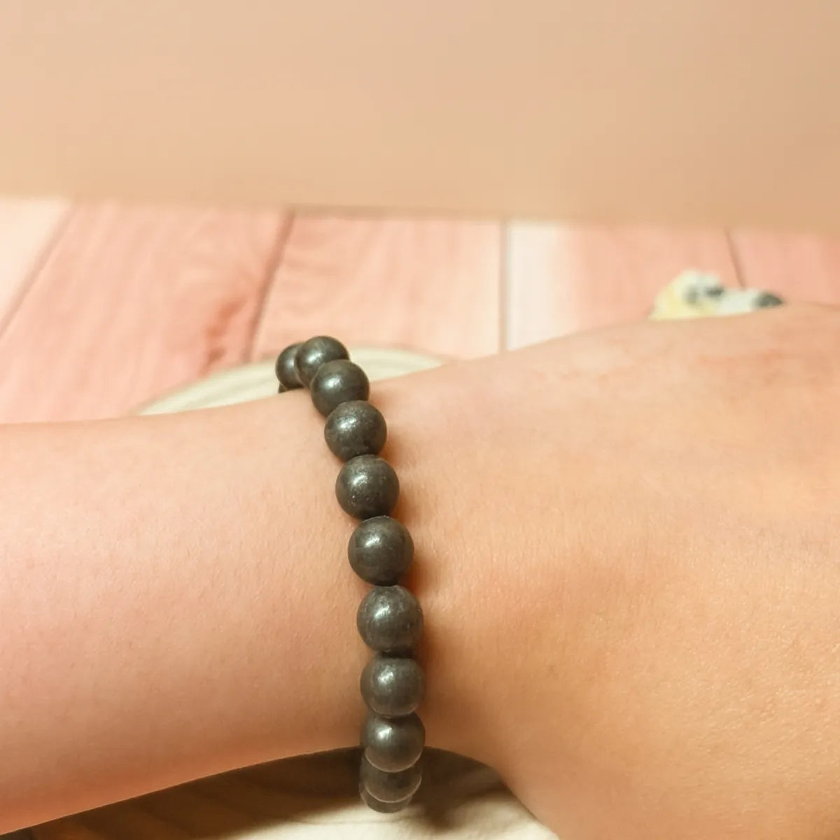 Pulsera de Pirita Natural para Abundancia y Prosperidad