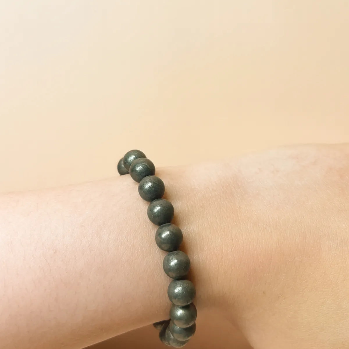 Pulsera de Pirita Natural para Abundancia y Prosperidad