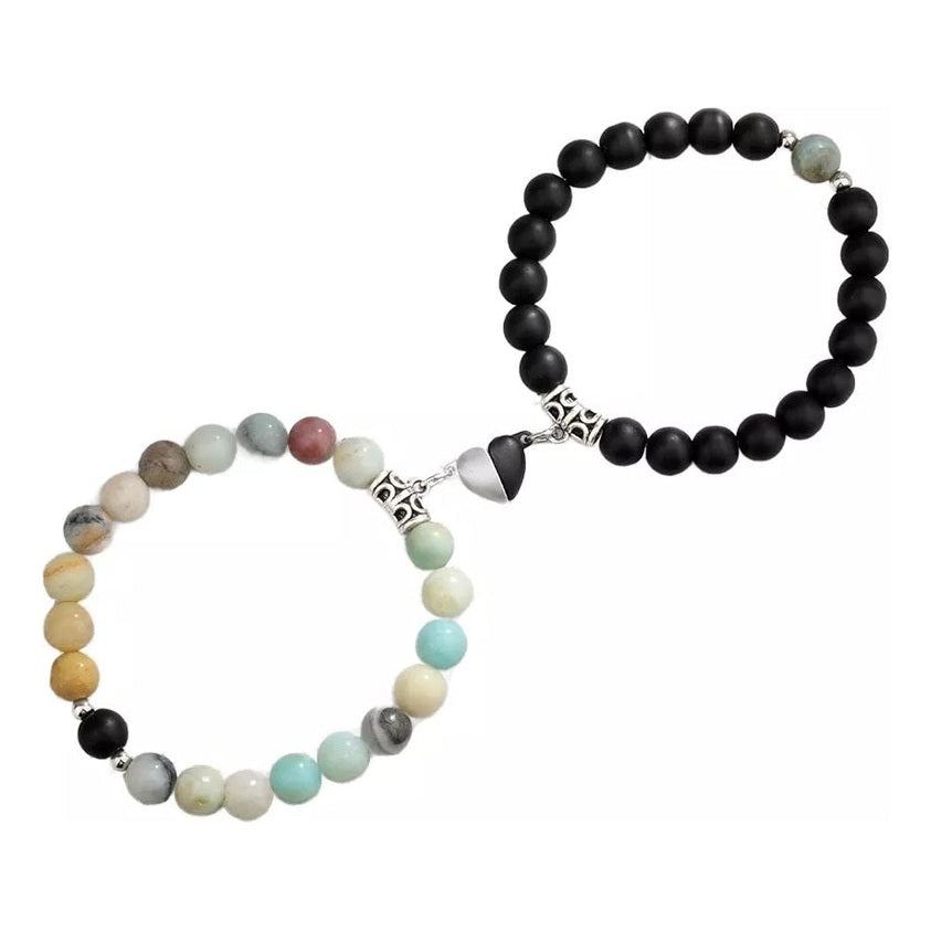 Pulseras Para Parejas Con Imán Corazón Regalo Dia Del Amor